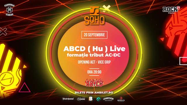 AB/CD ( Hu ) live ● formație tribut AC/DC ● Redeschidere sezon Soho!