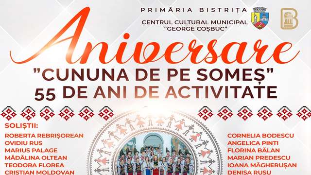 Aniversare "Cununa de pe Someș" - 55 de ani de activitate 