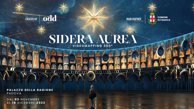 Sidera Aurea: 360° projection mapping