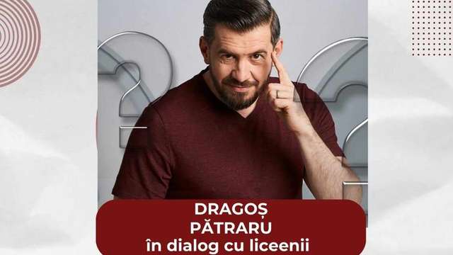 Dragoș Pătraru în dialog cu liceenii