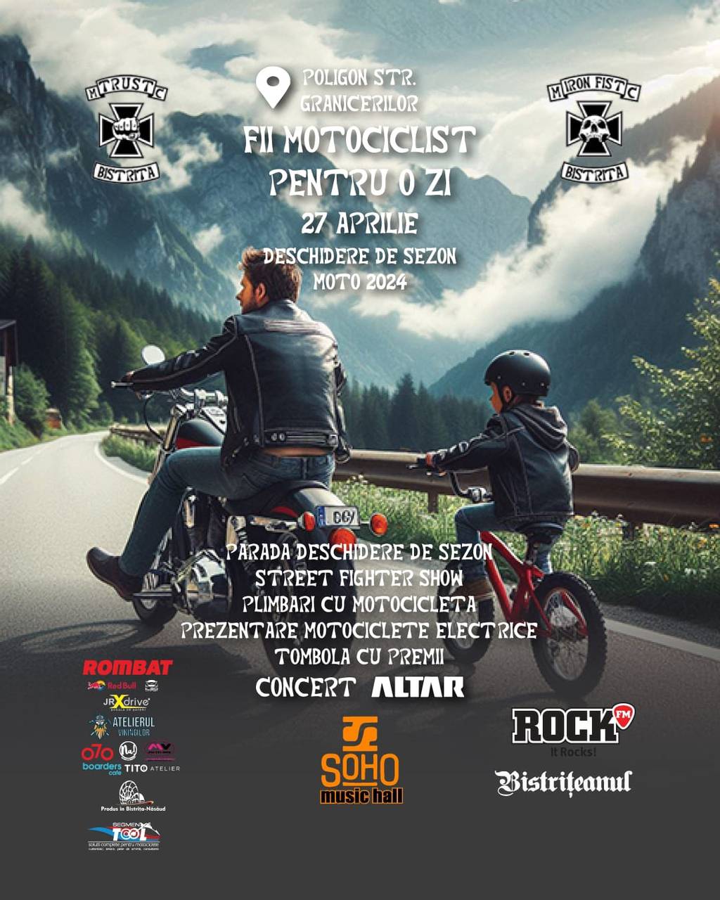 Fii motociclist pentru o zi