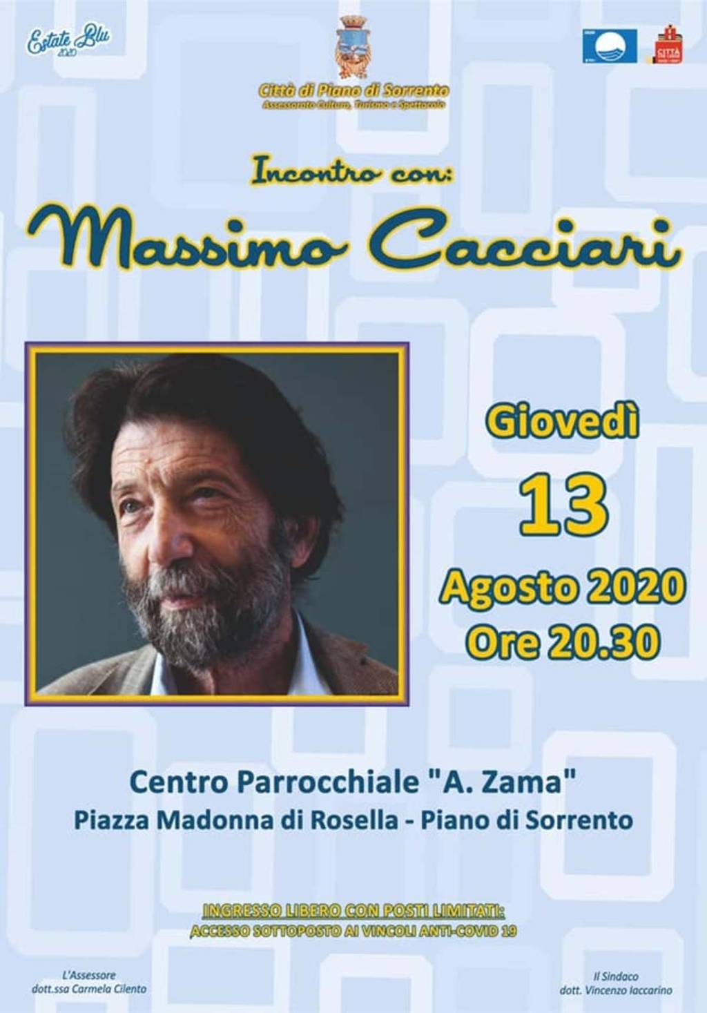 Incontro con Massimo Cacciari