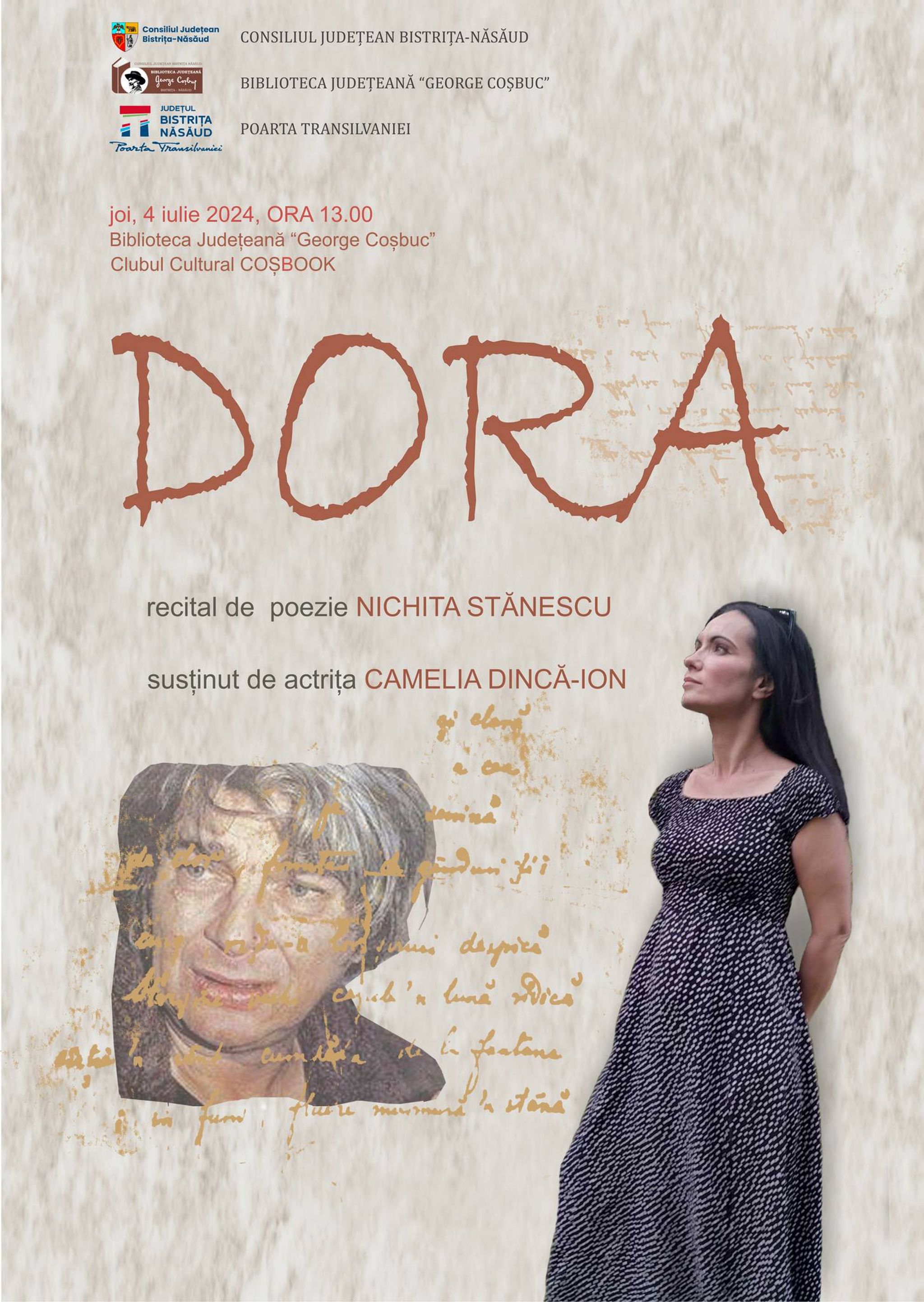 "Dora": Recital de poezie Nichita Stănescu