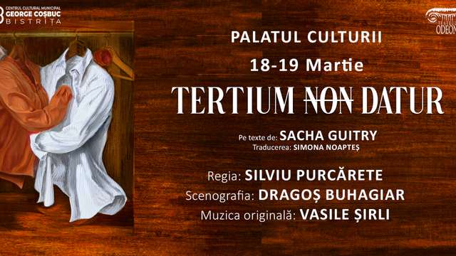 TERTIUM NON DATUR - SPECTACOL DE TEATRU,  REGIA SILVIU PURCĂRETE