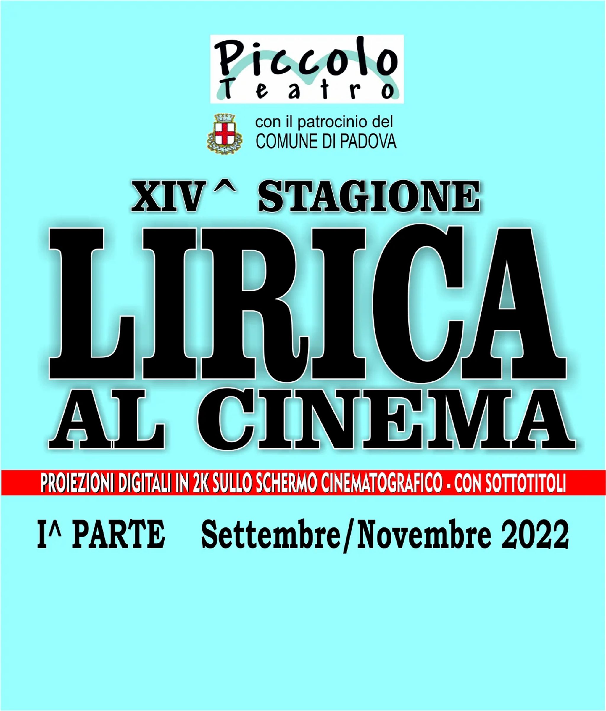  Stagione Lirica in digitale 2022-2023