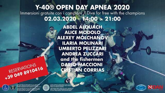 Y-40® Open Day Freediving 2020