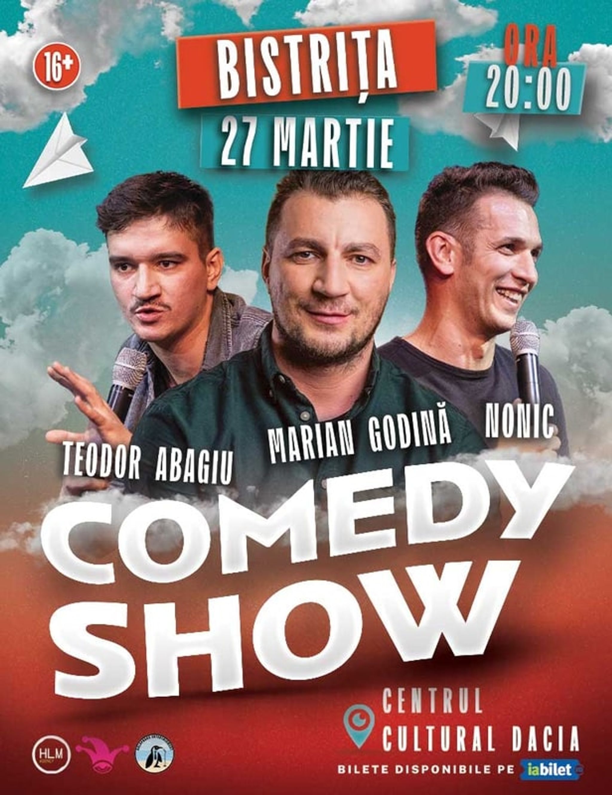 Show de comedie cu Marian Godină, Bogdan Nonic și Teodor Abagiu