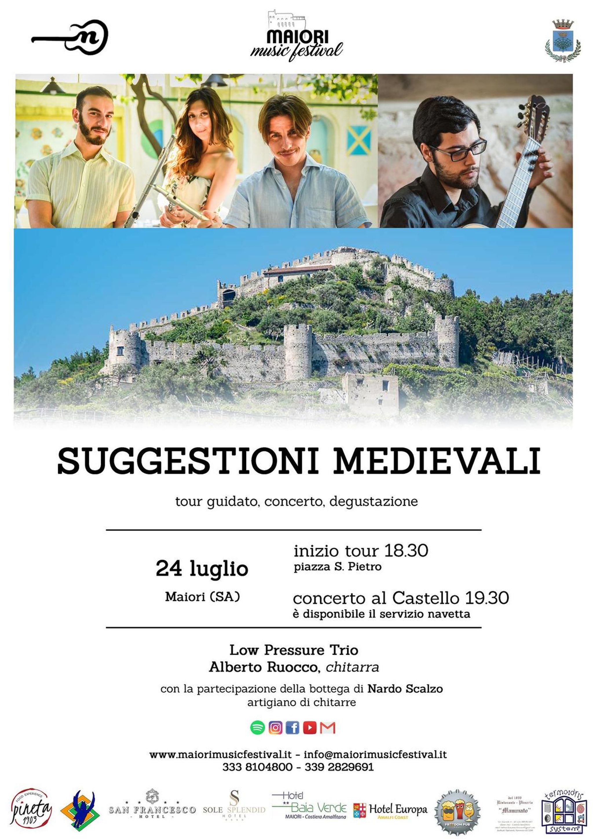 Tour guidato e concerto: Castello San Nicola de Thoro Plano