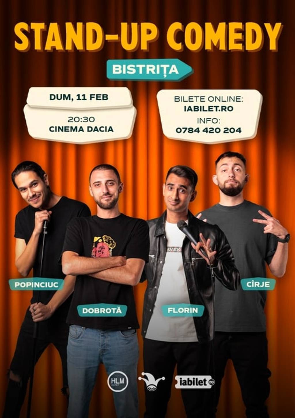 Stand-up comedy cu Cîrje, Florin, Dobrotă și Popinciuc