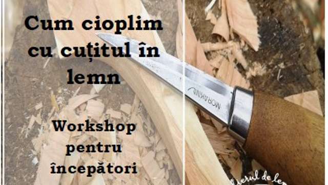 Workshop: Cum cioplim cu cuțitul în lemn