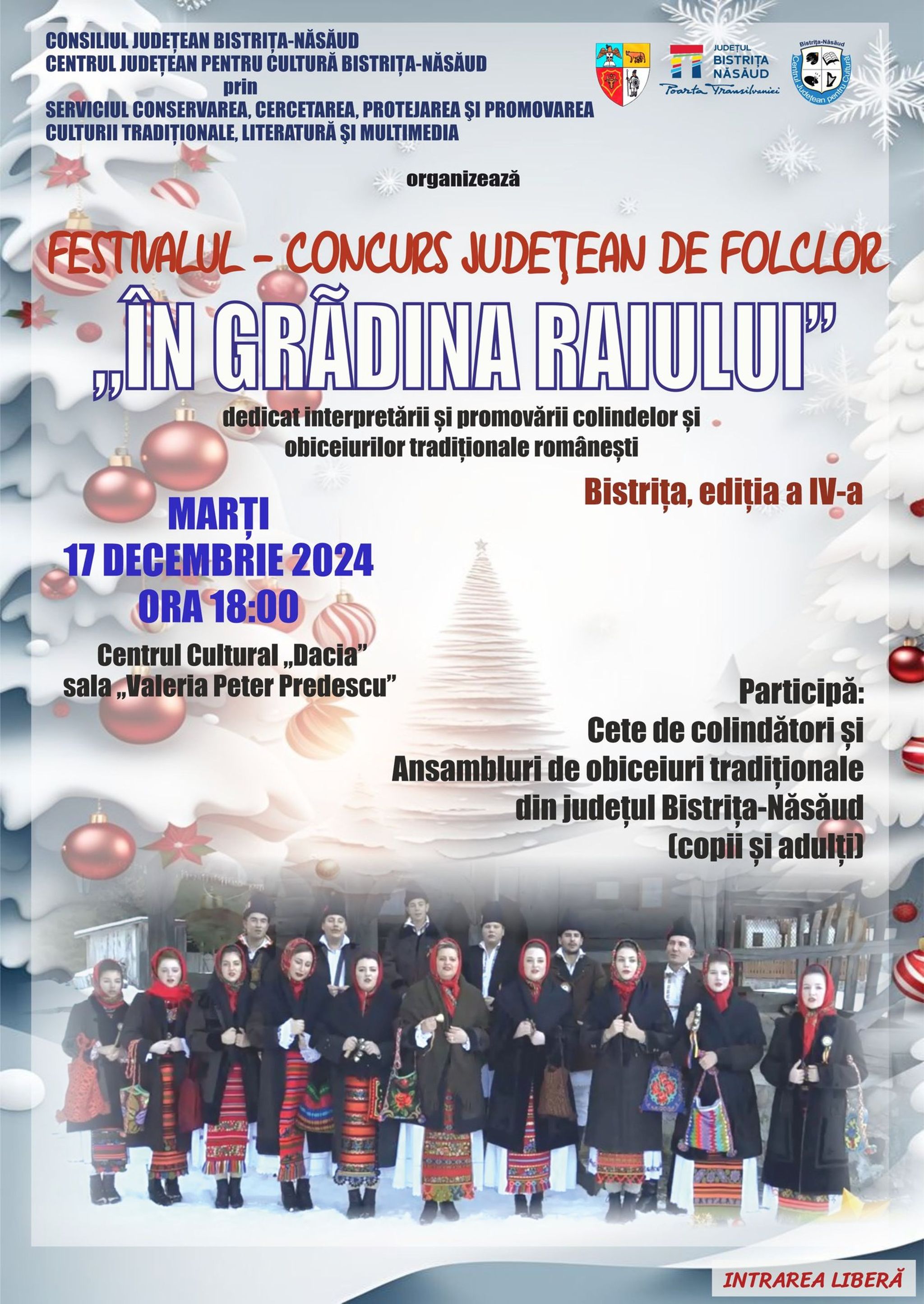 Festivalul-Concurs județean de folclor "În Grădina Raiului"