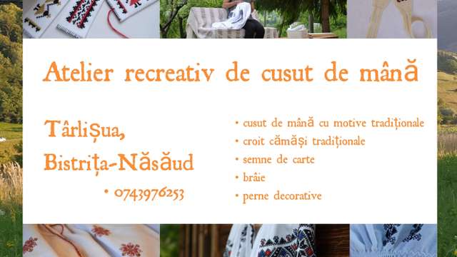 Atelier recreativ de cusut de mână 