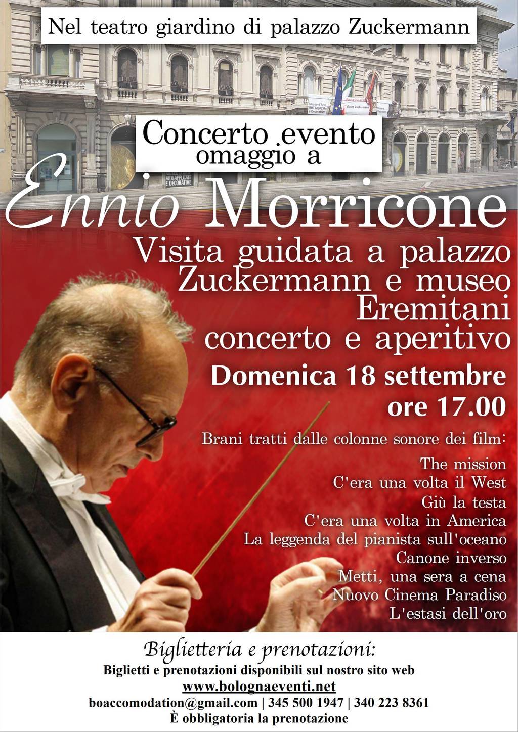 Concerto aperitivo evento con visita guidata - Omaggio a Ennio Morricone