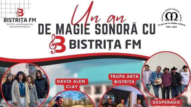 Un an de magie sonoră cu Bistrița FM