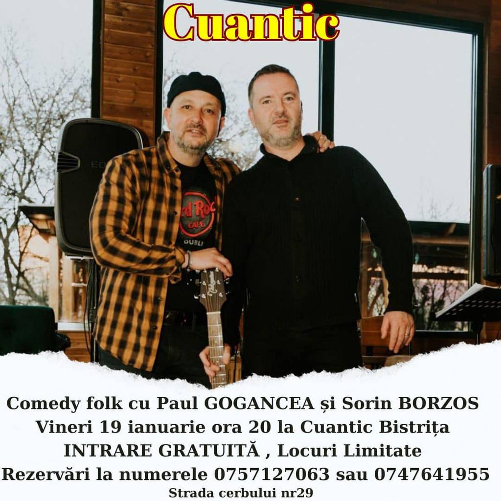 Comedy folk cu Paul Gogancea și Sorin Borzos