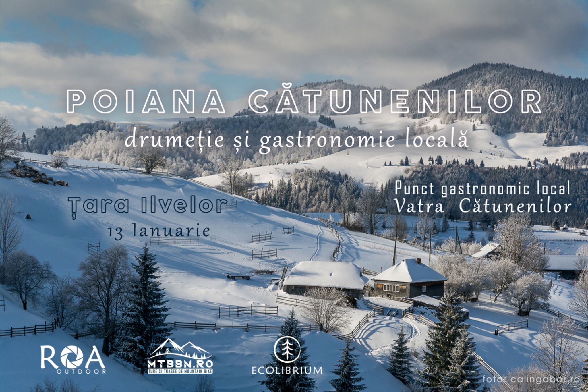 Poiana Cătunenilor -  tură de drumeție și gastronomie