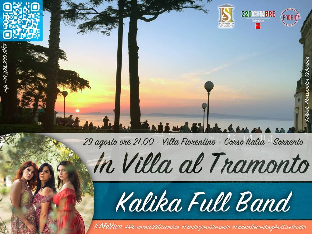In Villa at sunset - Kalika Full Band