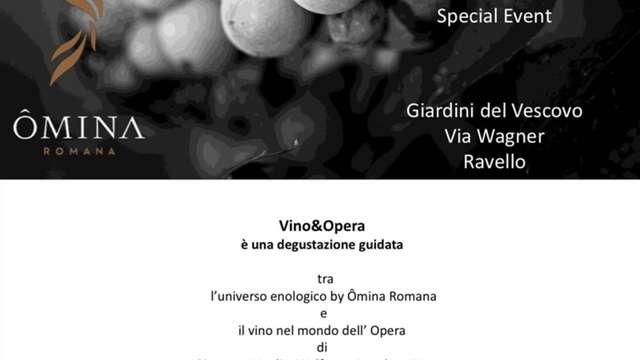 Vino & Opera: è una degustazione guidata