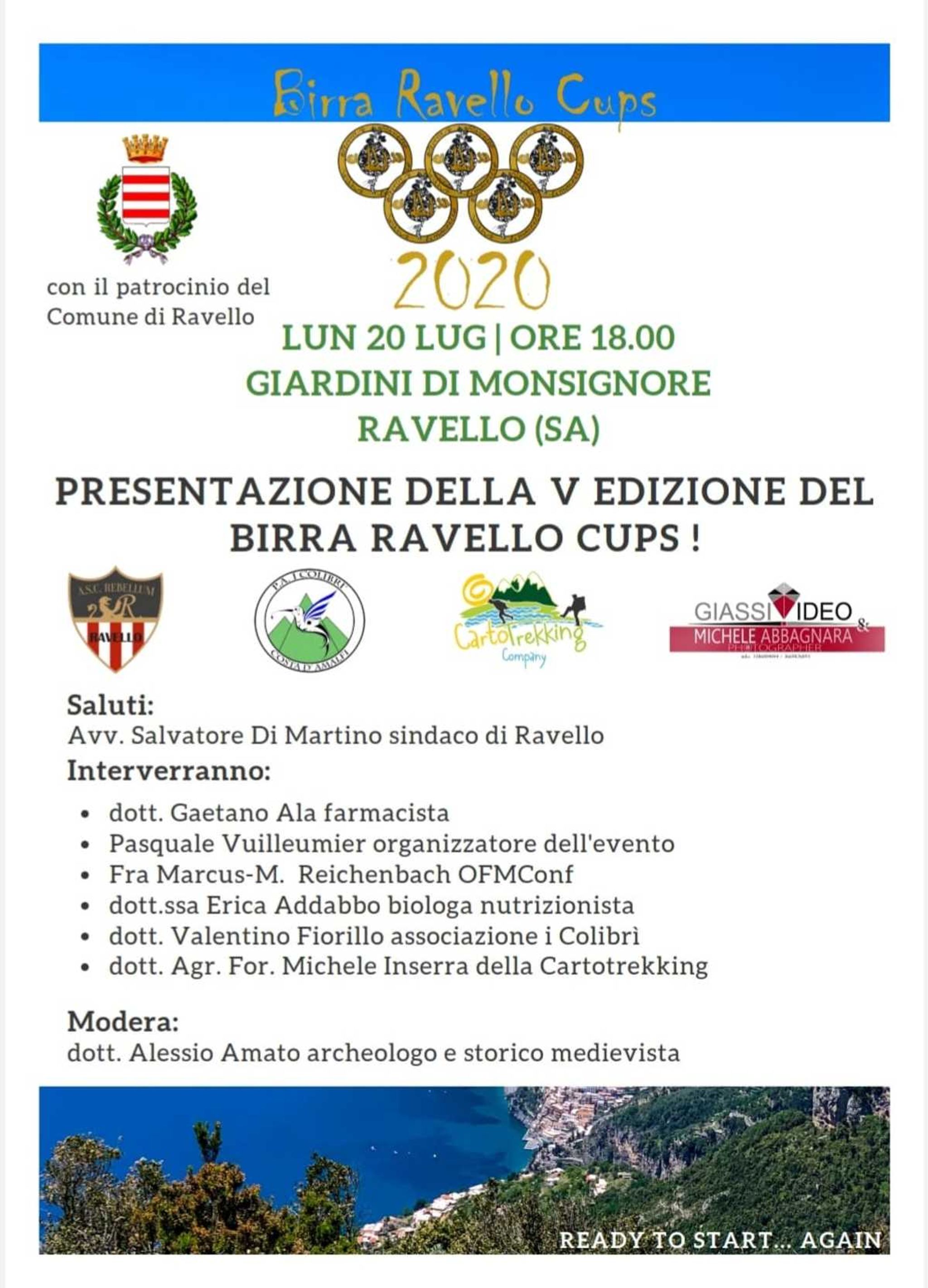 Presentazione della V edizione del Birra Ravello Cups