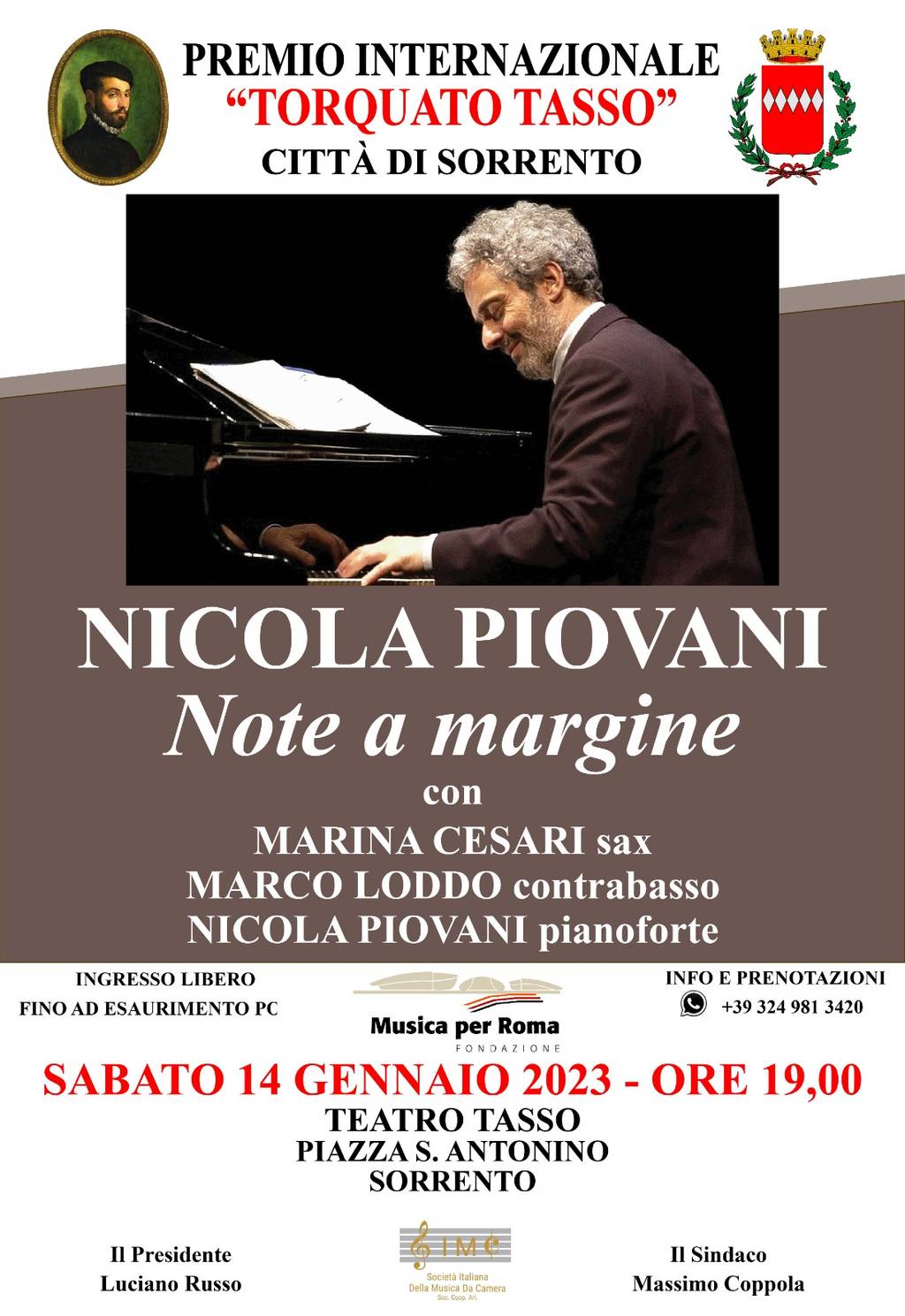Nicola Piovani in concerto con "Note a margine"