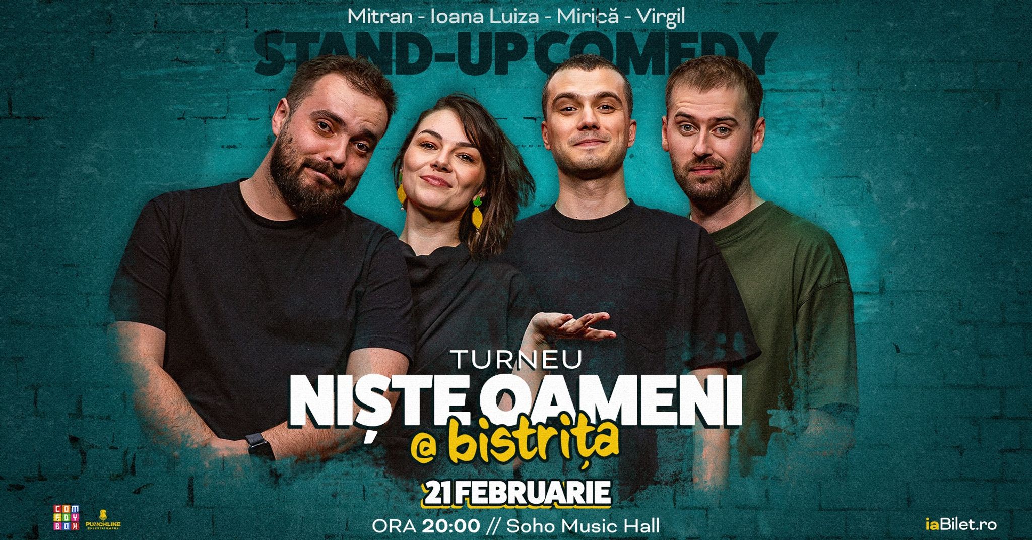 Stand-up Comedy cu Mirică, Luiza, Mitran și Virgil | Niște Oameni