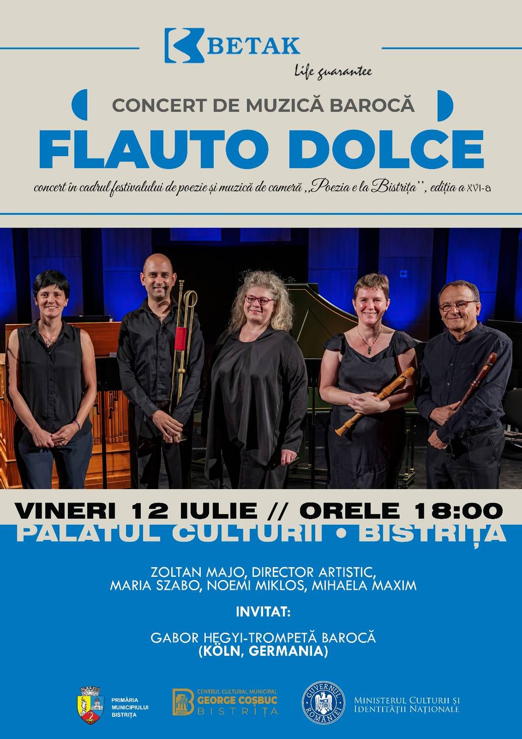 Concert de muzică barocă "Flauto Dolce"