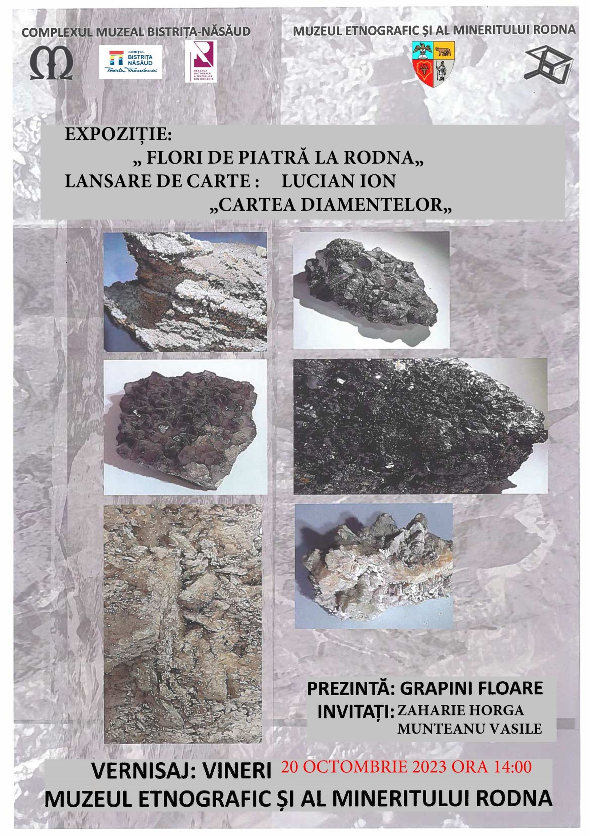 Expozișie "Flori de piatră la Rodna" și lansare de carte