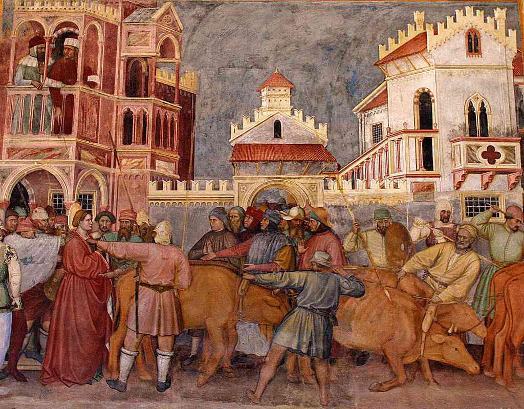 Saint Lucy dragged to the House of ill Repute, Altichiero da Zevio