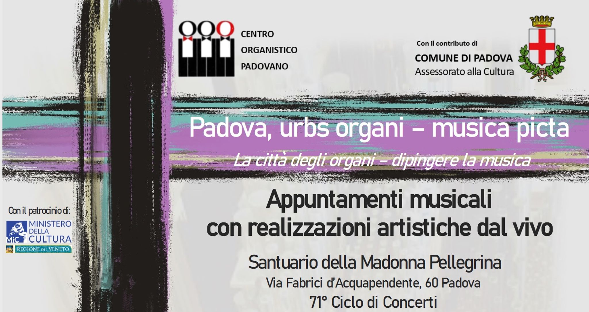71° Ciclo di concerti del Centro Organistico Padovano