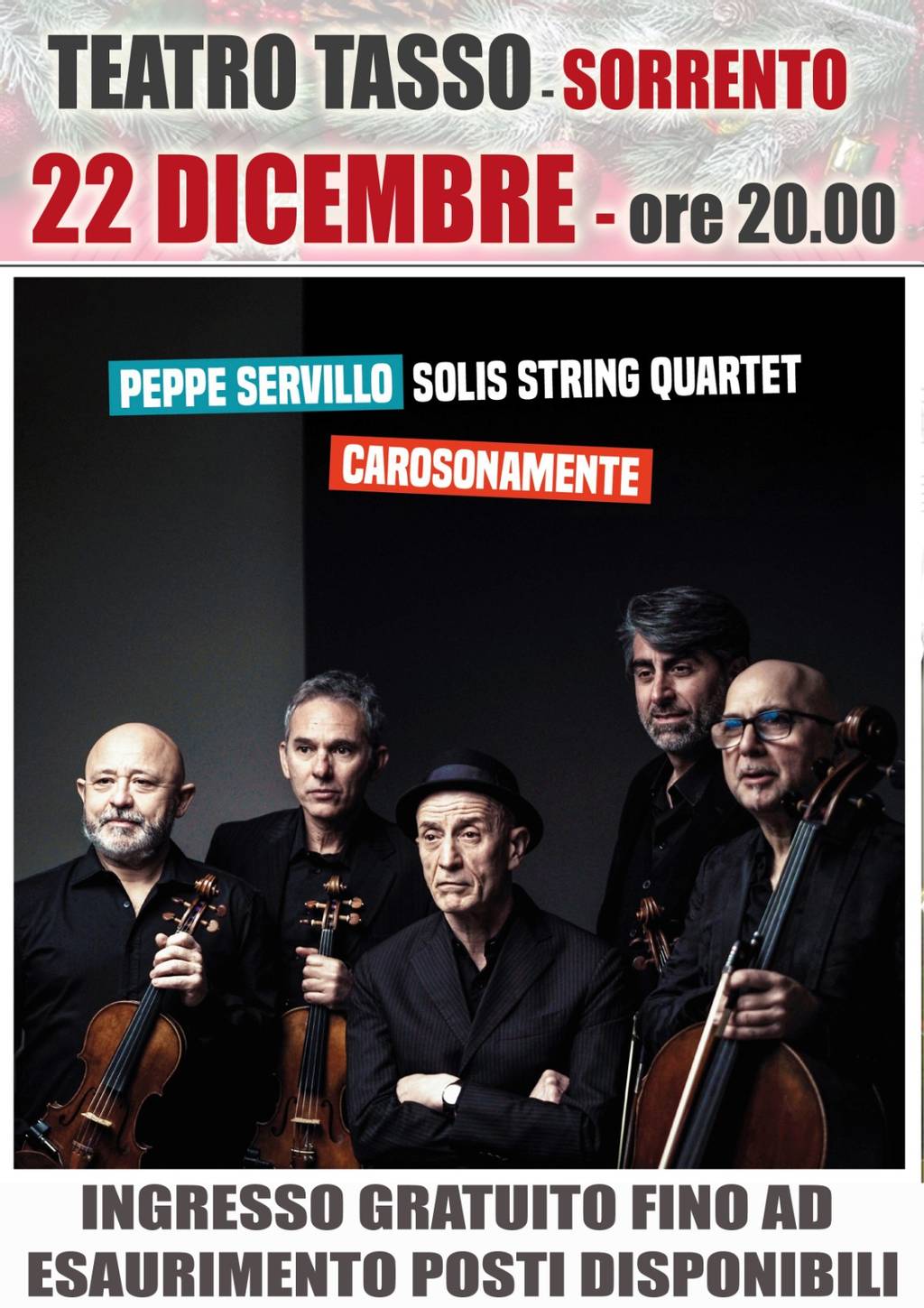 Peppe Servillo & Solis String Quartet