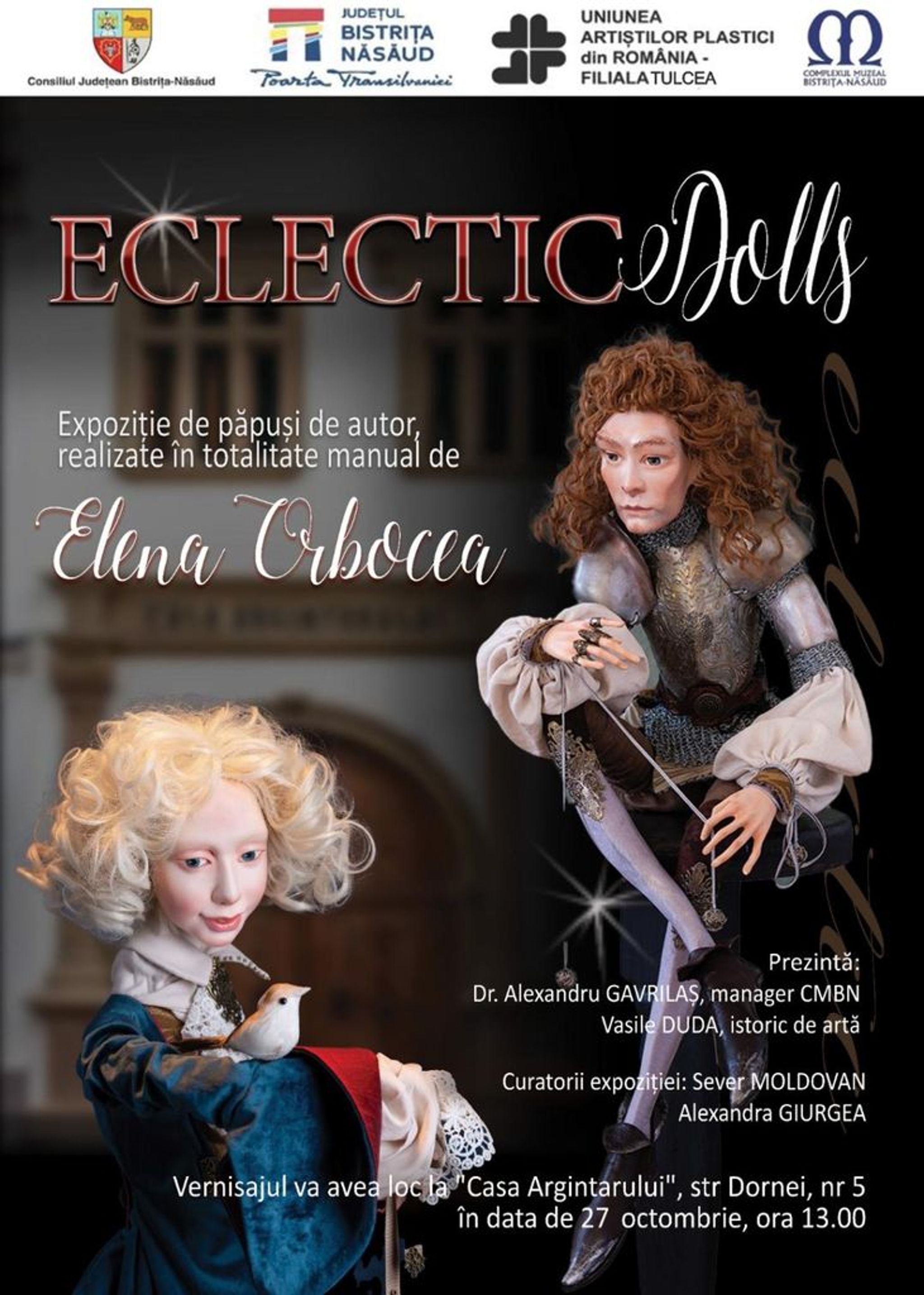 "Eclectic Dolls": expoziție de păpuși lucrate manual