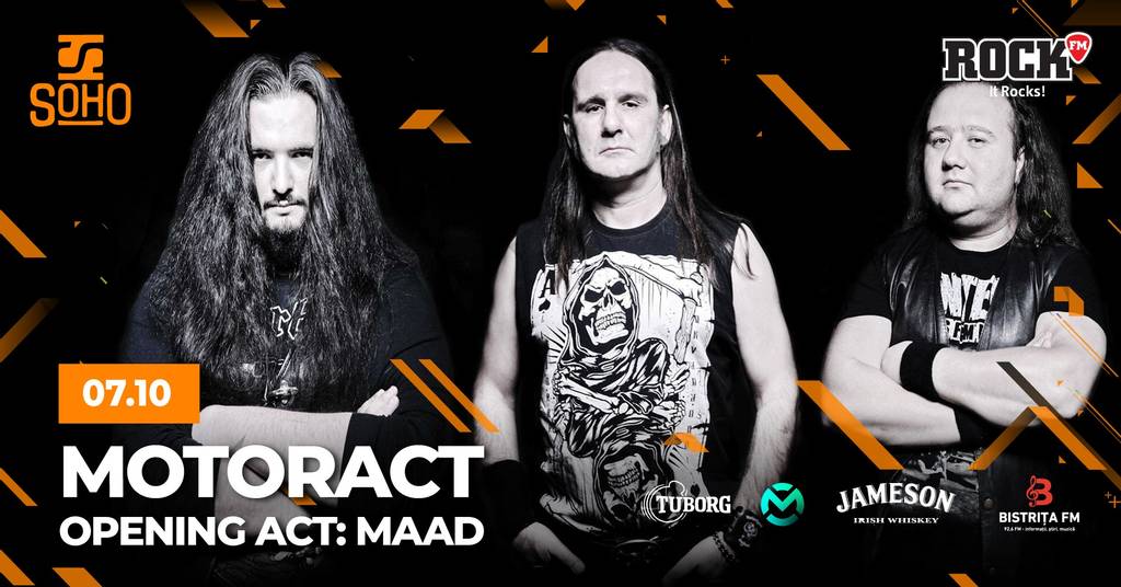 Motoract ( Motorhead tribute band) live | opening act: Maad