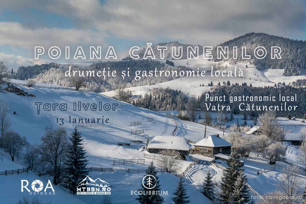 Poiana Cătunenilor -  tură de drumeție și gastronomie