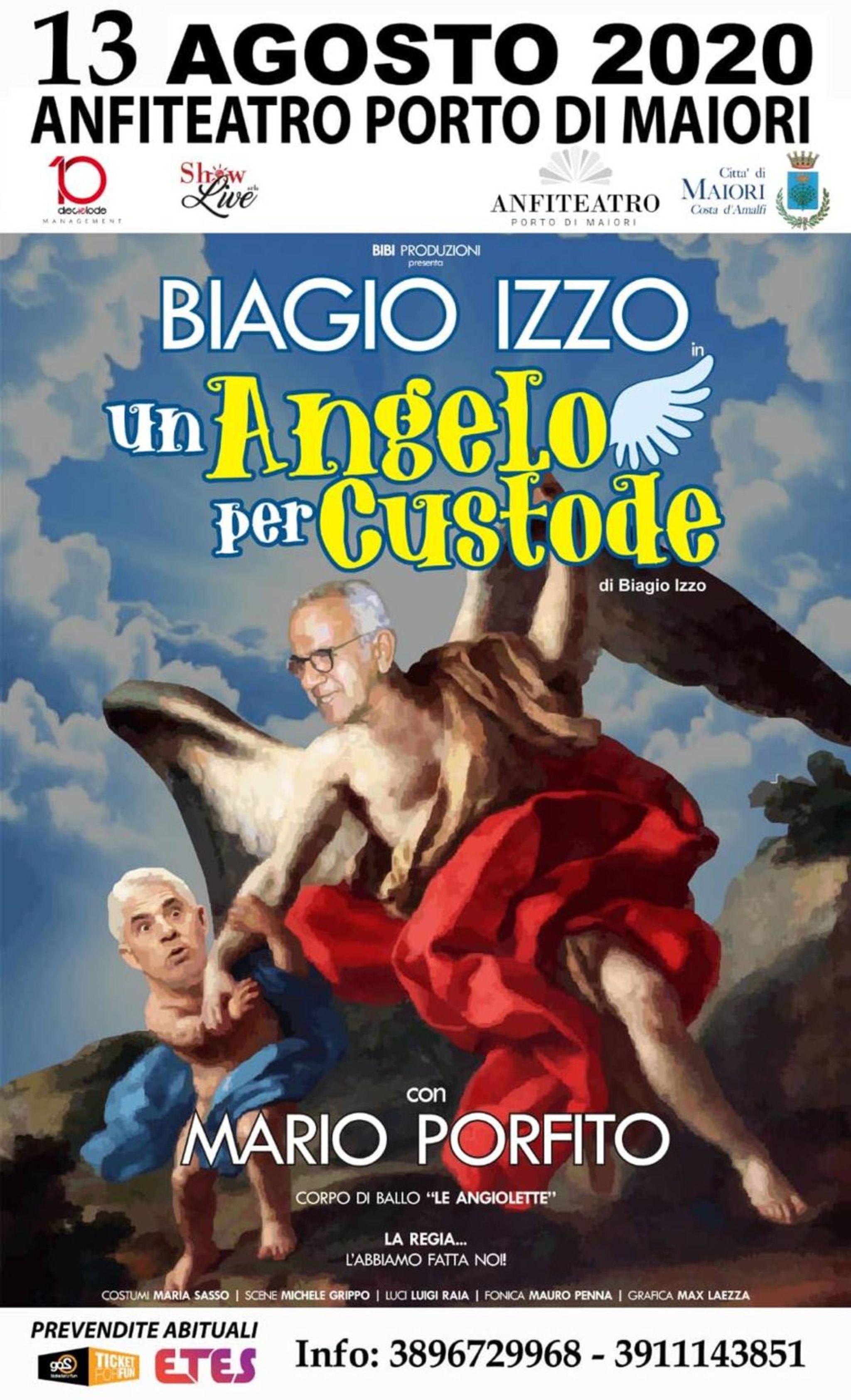 Biagio Izzo in "Un angelo per Custode"