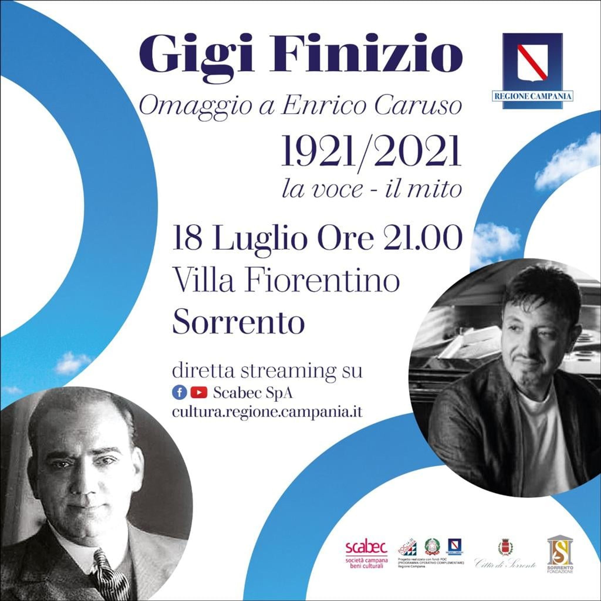 GIGI FINIZIO in "LA CANZONE NAPOLETANA E CARUSO"