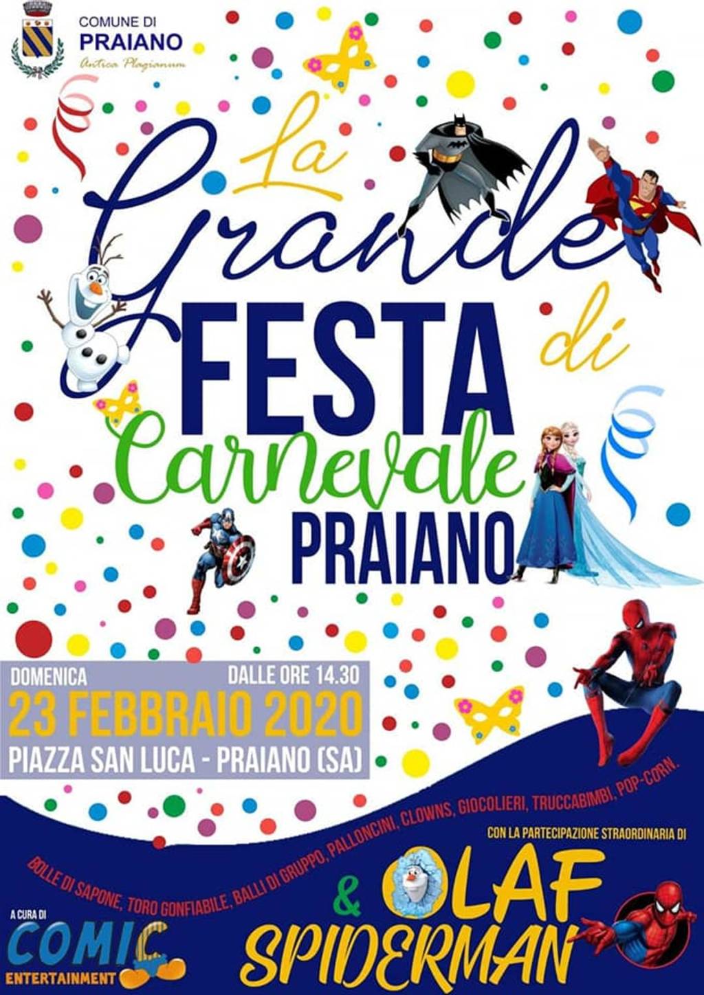 La grande festa di Carnevale Praiano