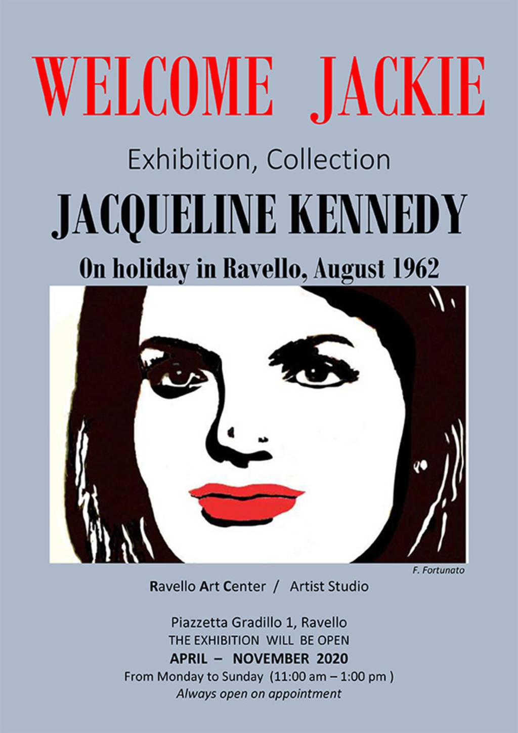 Welcome Jackie: Exhibition, Collection