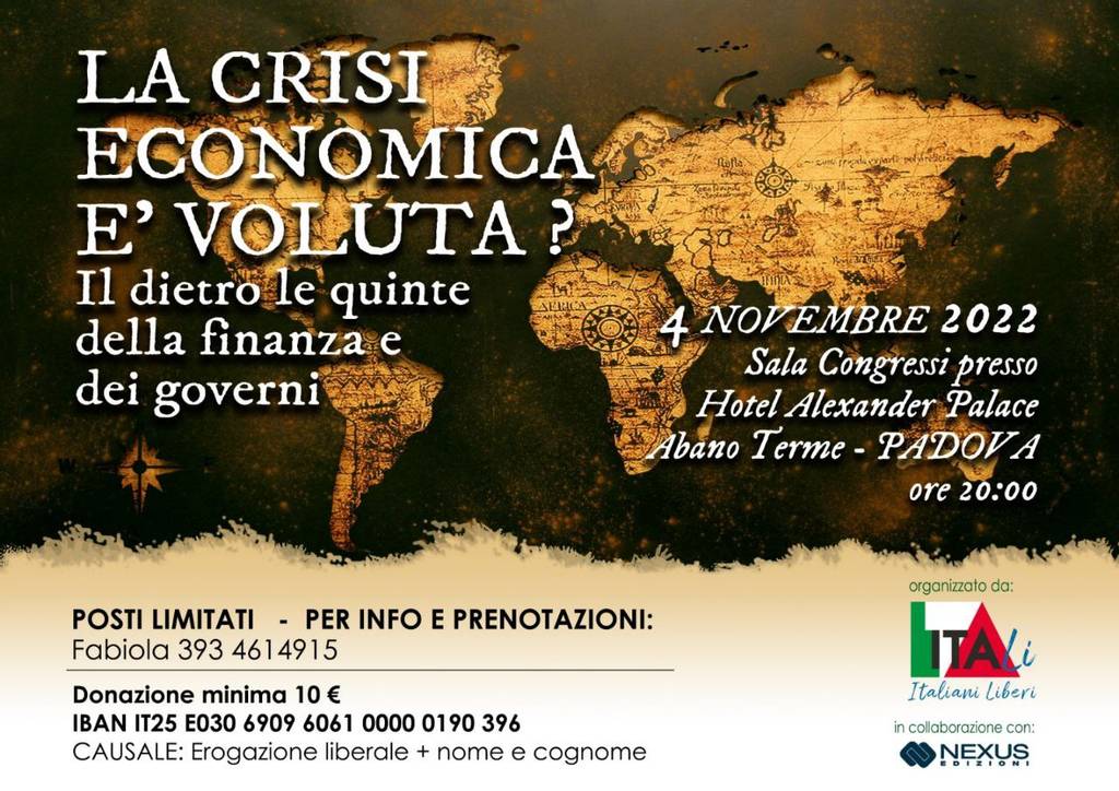 La crisi economica è voluta? Il dietro le quinte della finanza e dei governi.