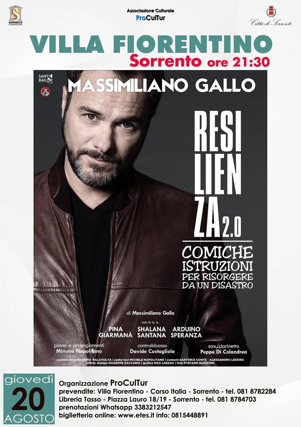 Massimiliano Gallo in "Resilienza 2.0"