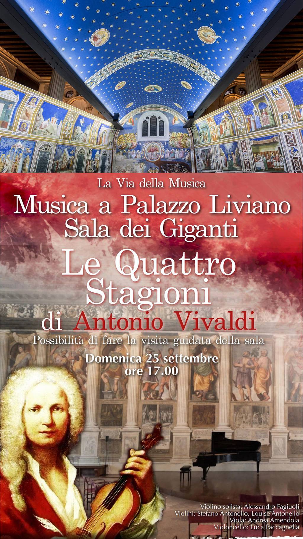 Sala dei Giganti - Le Quattro Stagioni di Antonio Vivaldi