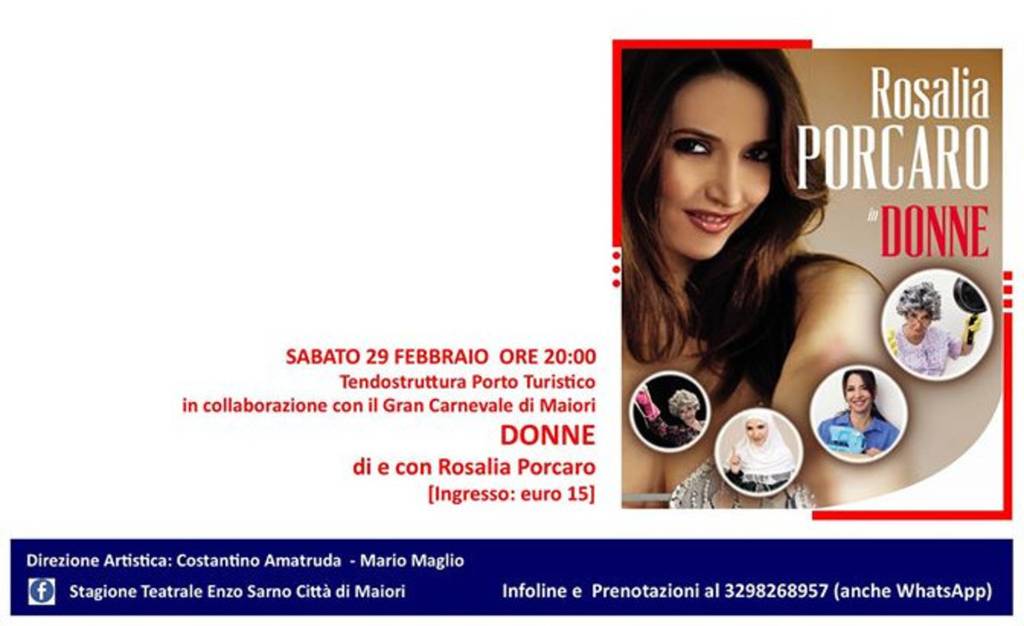 DONNE: di e con Rosalia Porcaro