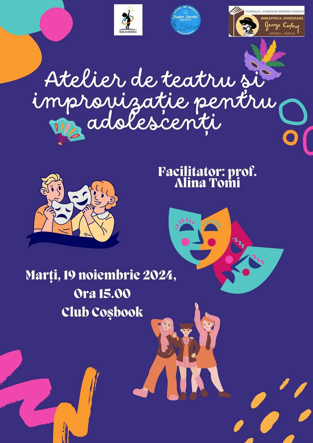 Atelier de teatru și improvizație pentru adolescenți