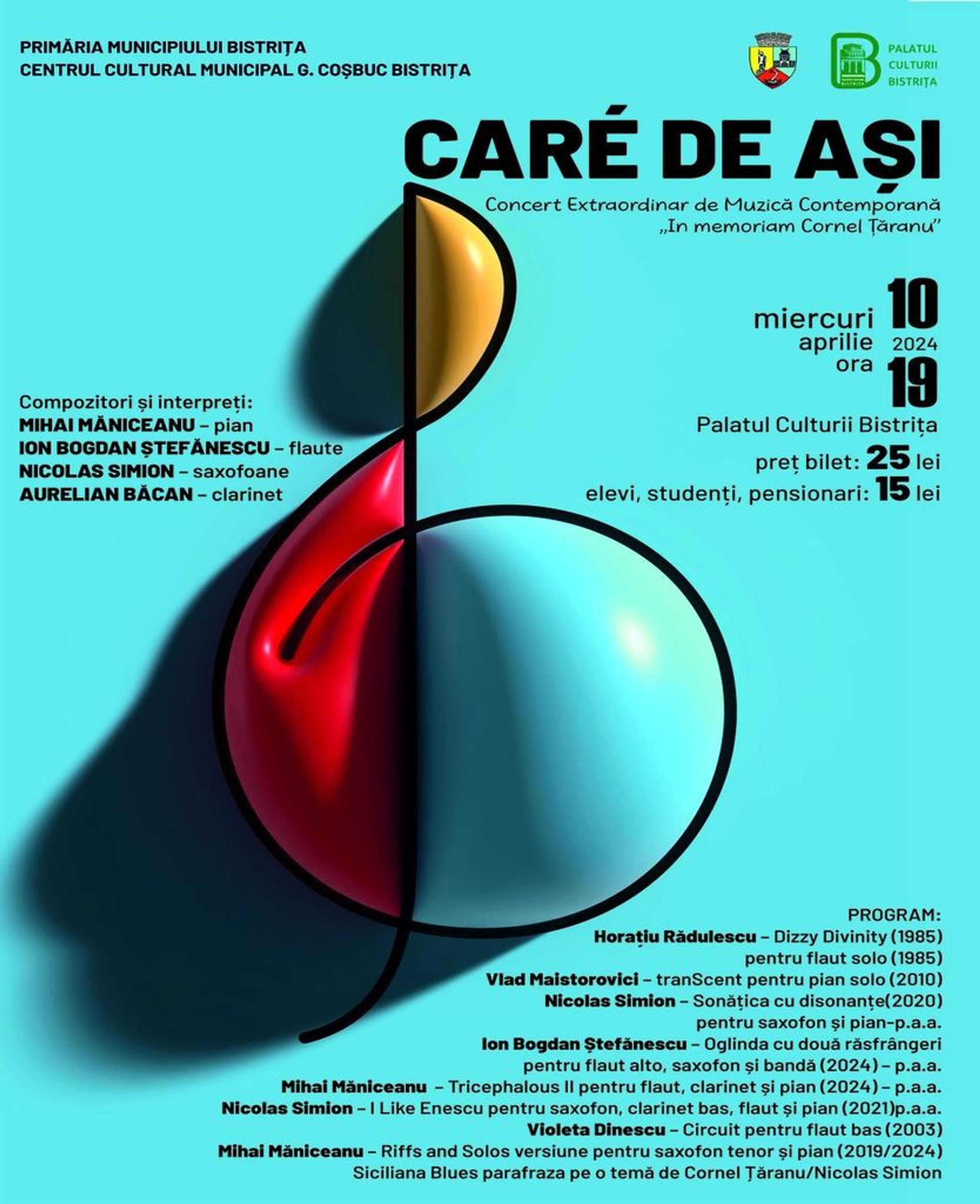 Concert Extraordinar de Muzică Contemporană "Caré de ași"