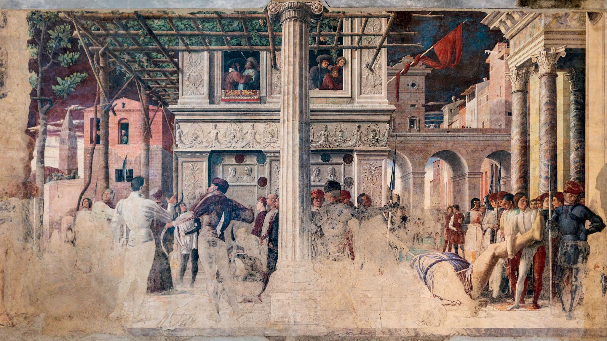 mantegna, chiesa degli eremitani