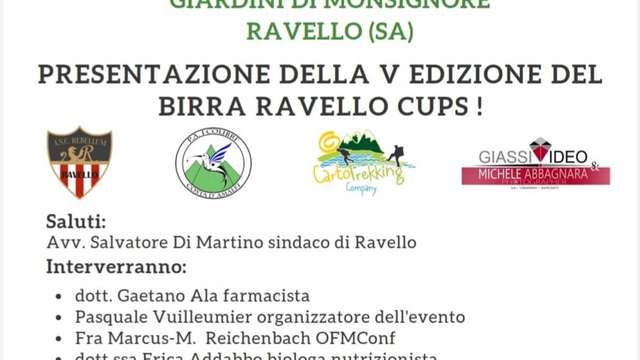 Presentazione della V edizione del Birra Ravello Cups