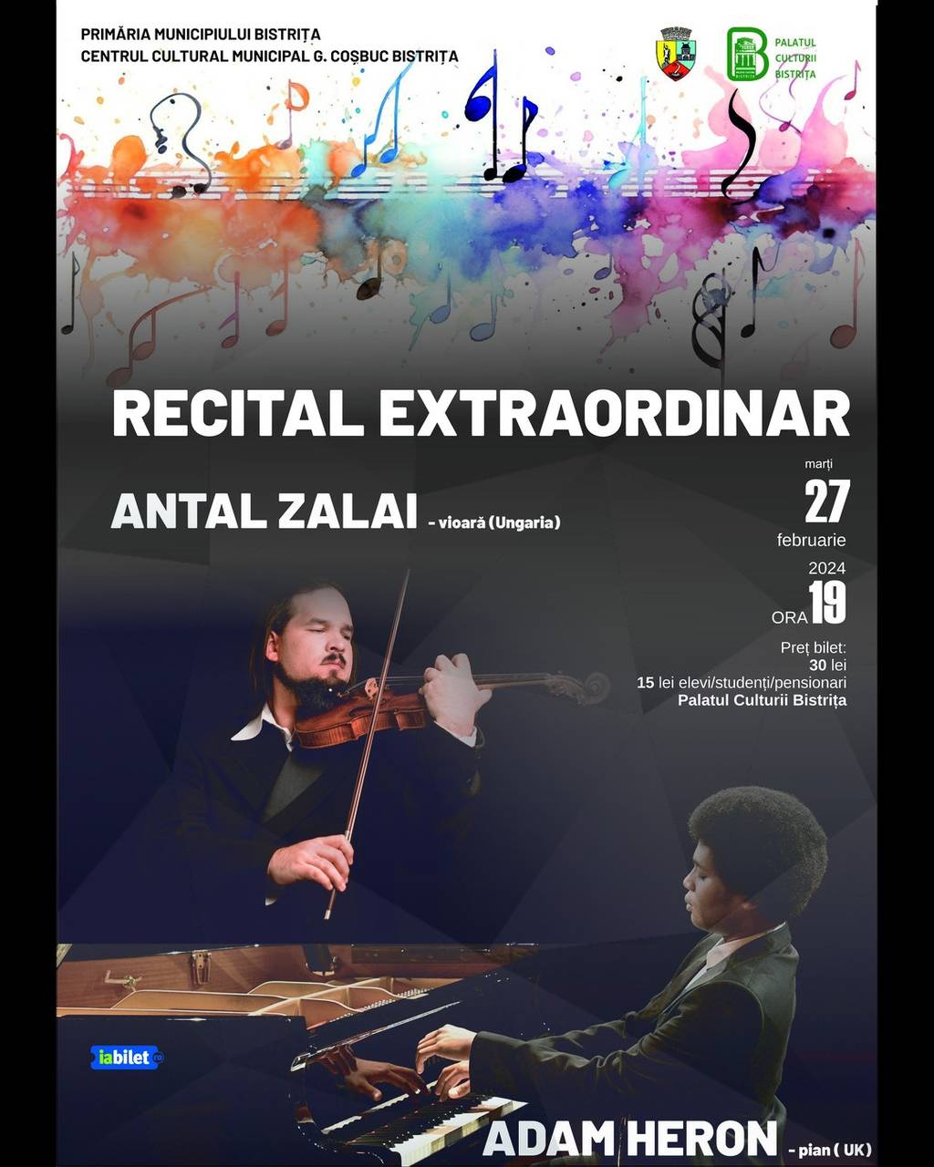 Recital extraordinar: ANTAL ZALAI & ADAM HERON