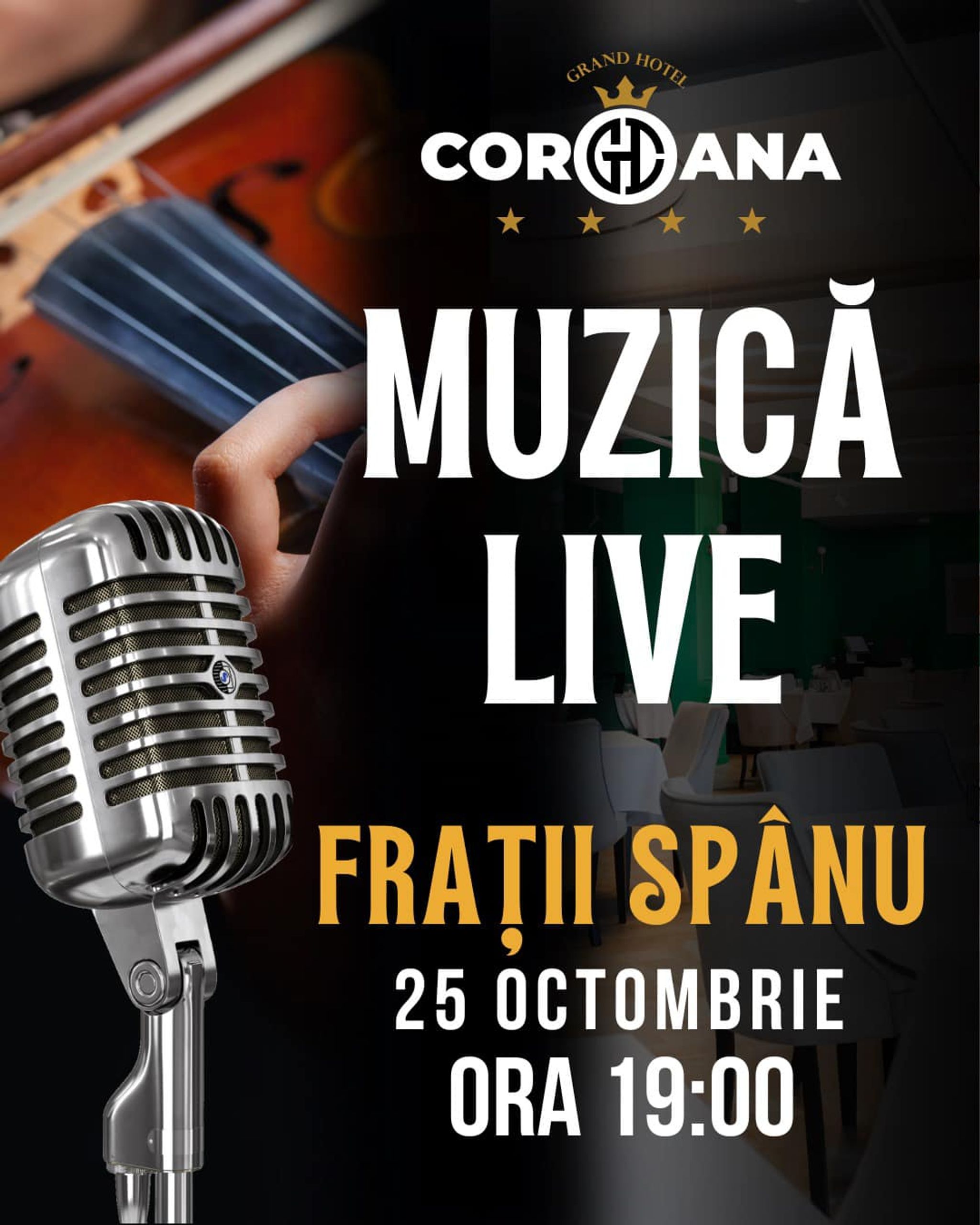 Muzică live: Frații Spânu