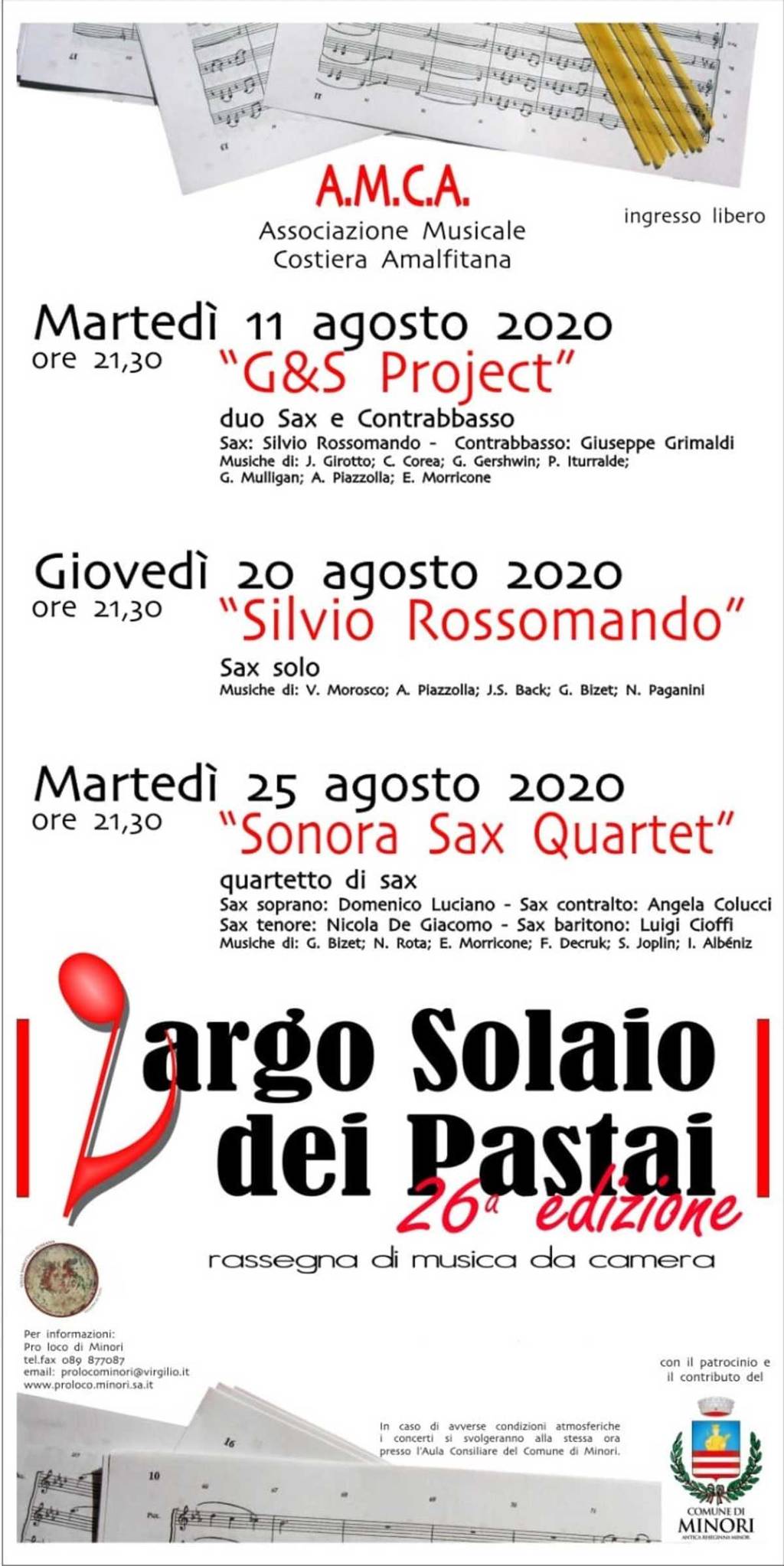 "Silvio Rossomando" Sax solo