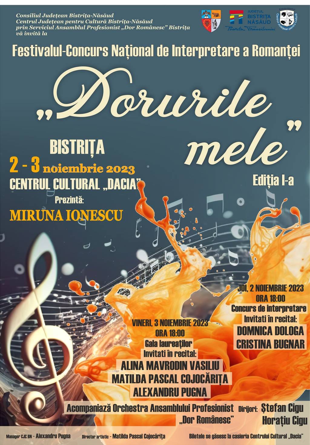 Festivalul-Concurs Naţional de Interpretare a Romanţei "Dorurile mele"