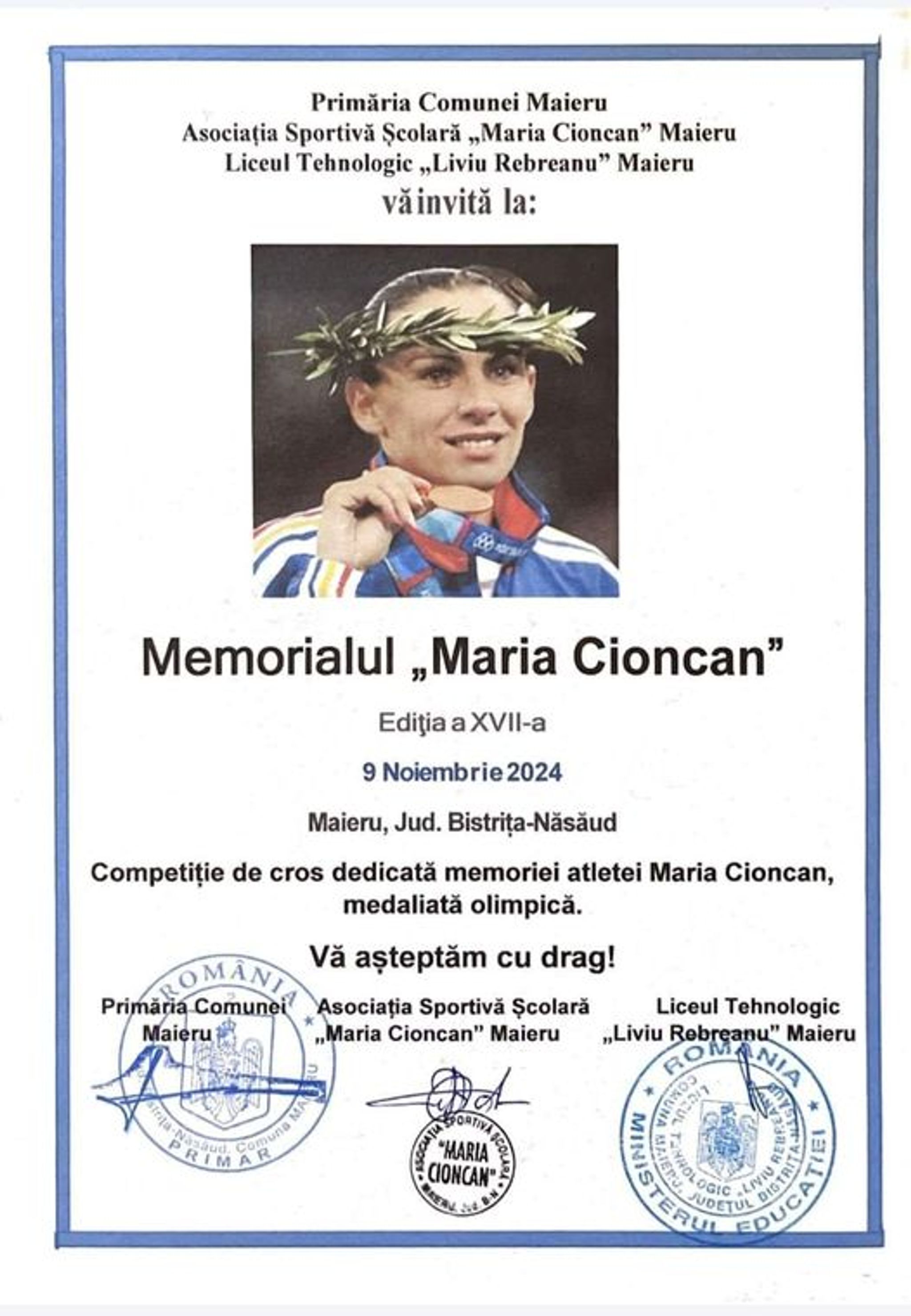 Memorialul Maria Cioncan 2024